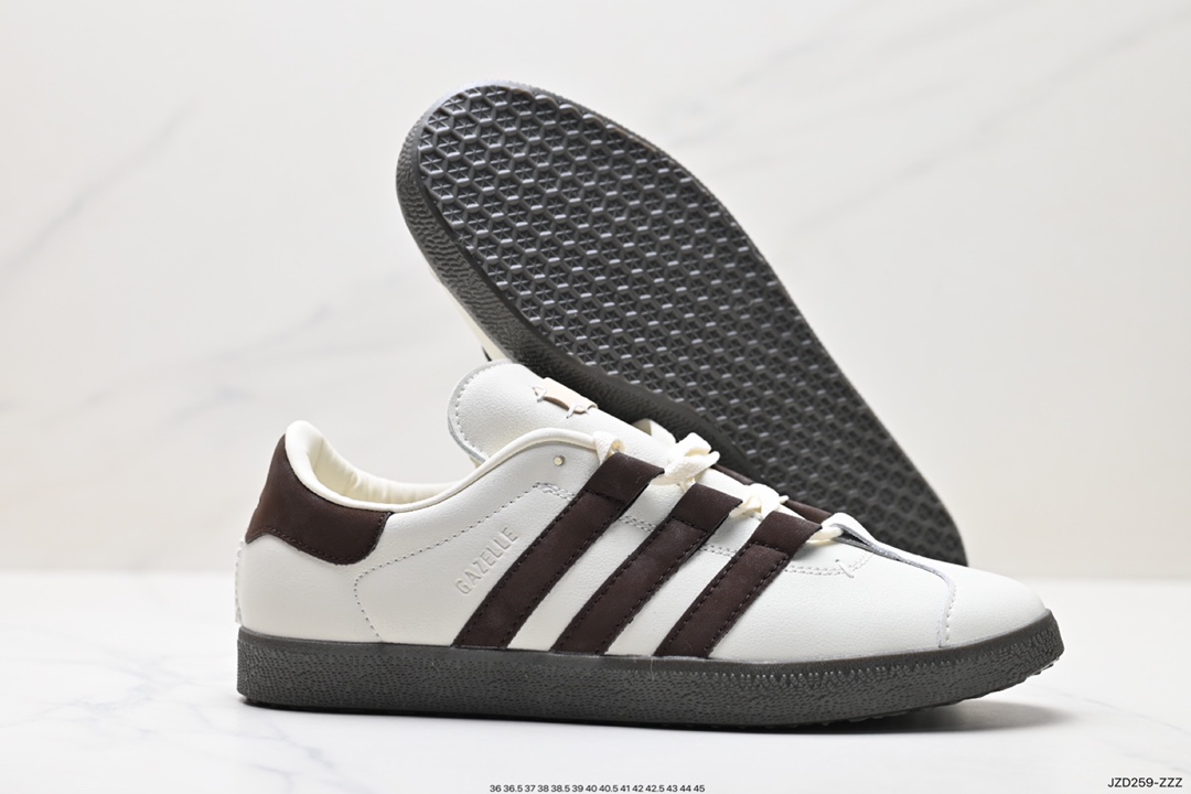 140 阿迪达斯Adidas Originals Gazelle Indoor 三叶草复古防滑耐磨低帮板鞋 HQ8717