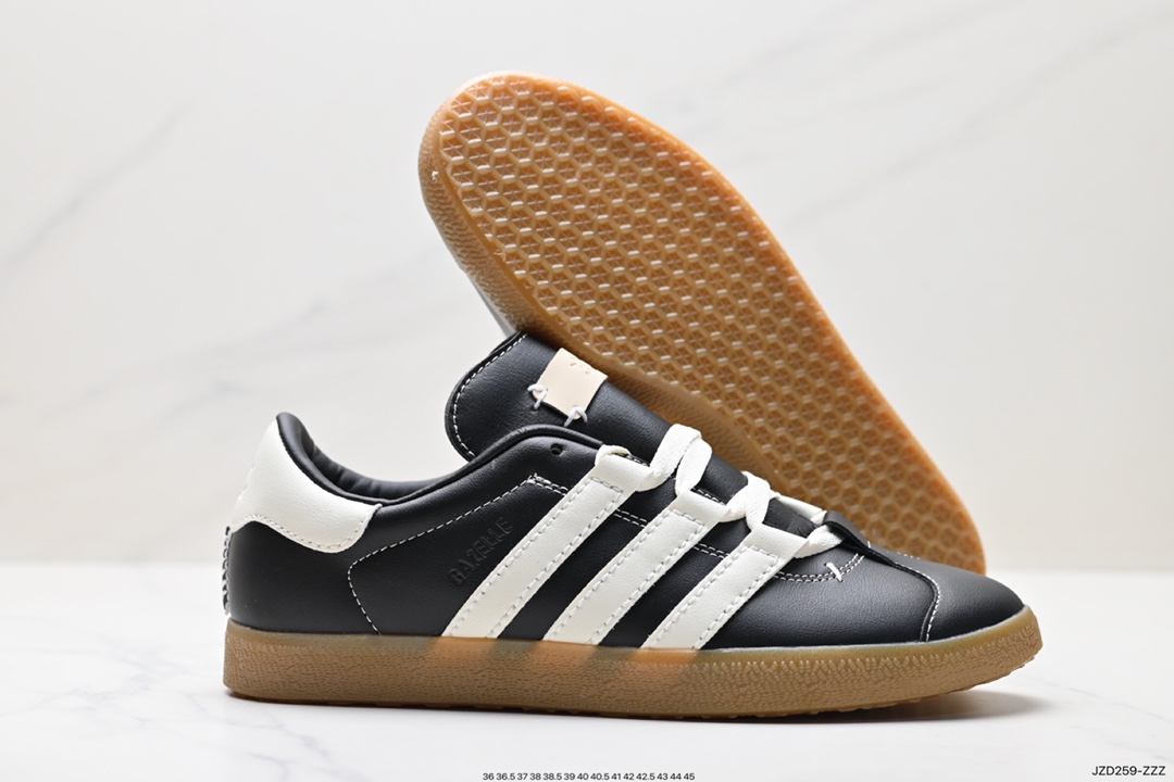 140 阿迪达斯Adidas Originals Gazelle Indoor 三叶草复古防滑耐磨低帮板鞋 HQ8717