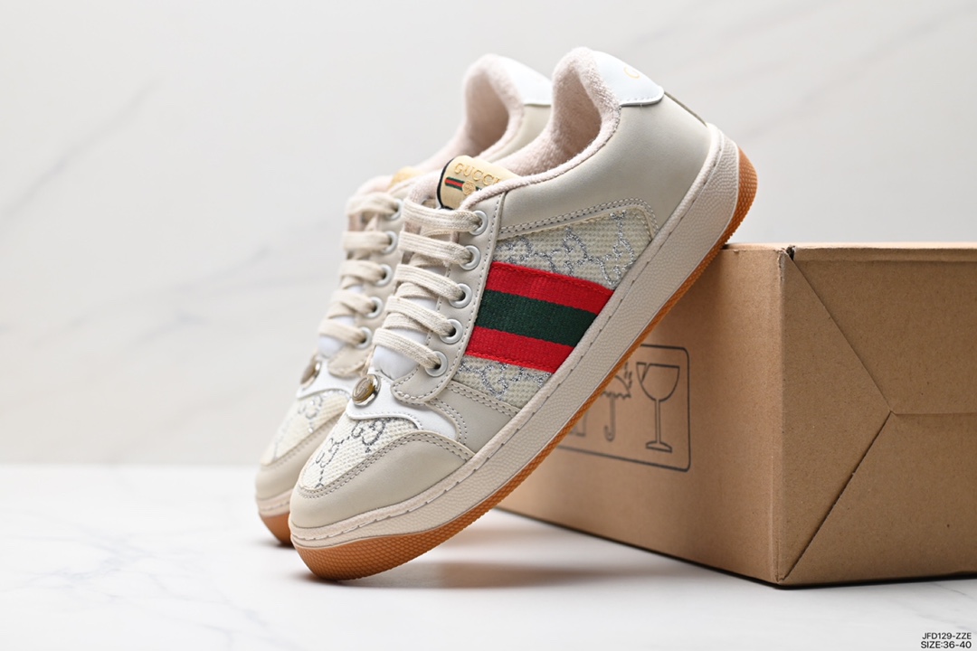 170 古驰Gucci Distressed Screener sneaker 古驰小脏鞋系列