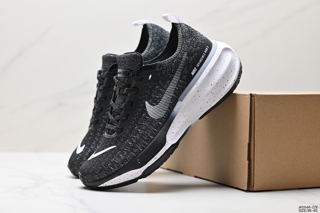 160 耐克NIKE ZOOMX INVINCIBLE RUN FK3 短跑马拉松系带系列轻量休闲运动慢跑鞋 DR2660-003