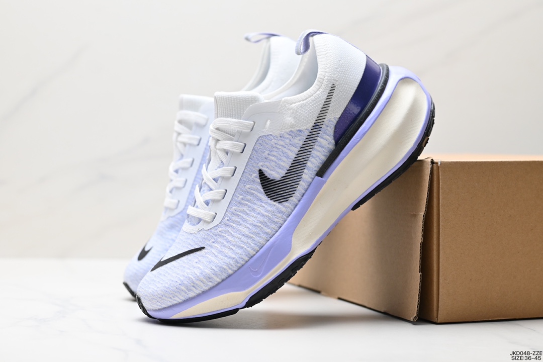 160 耐克NIKE ZOOMX INVINCIBLE RUN FK3 短跑马拉松系带系列轻量休闲运动慢跑鞋 DR2660-003