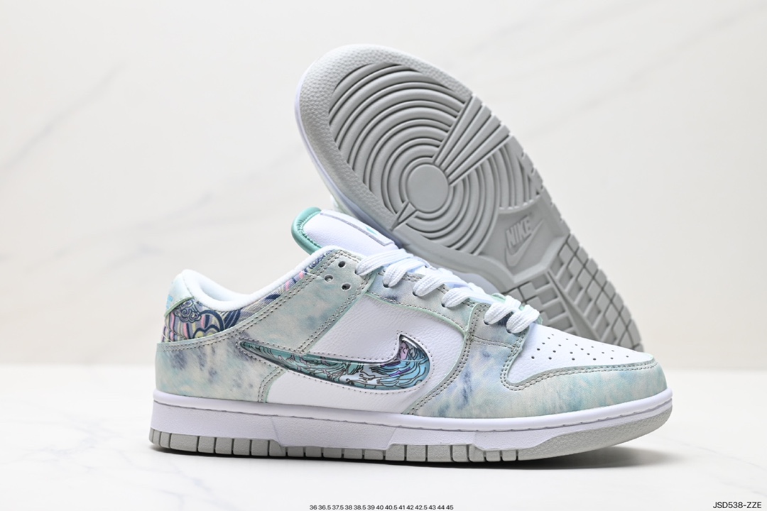 200 Nike Dunk Low 耐克 SB 低帮 CNY龙年限定 三太子敖丙 白青换皮  DV0831-101