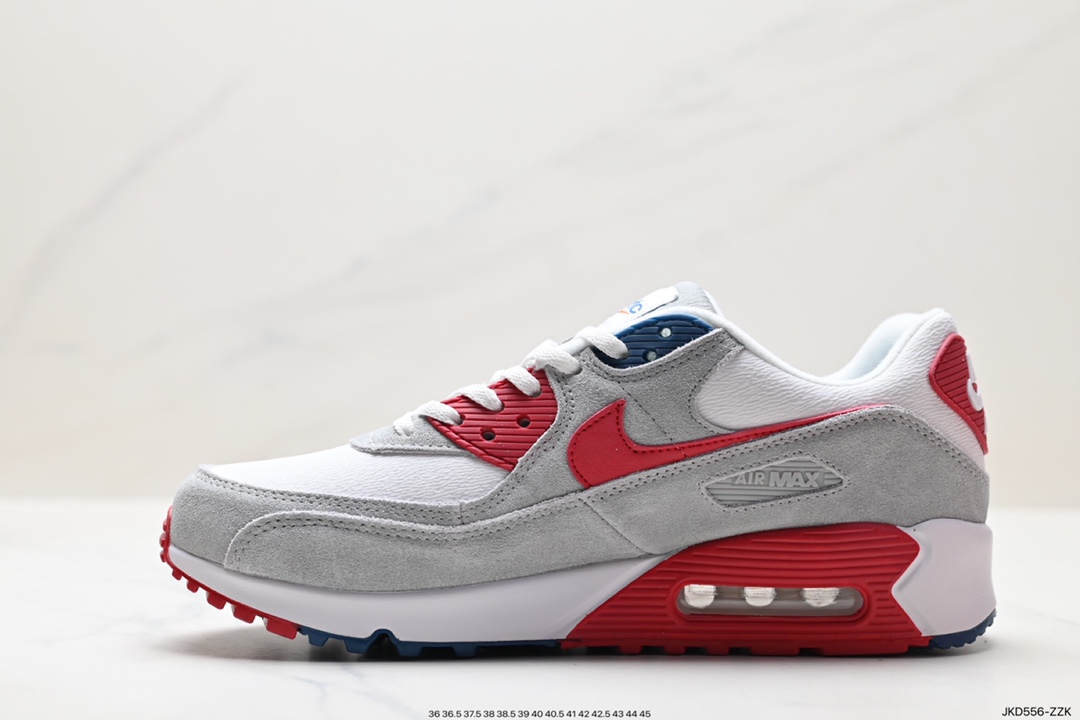 160 耐克Nike Air Max 90 经典复古小气垫缓震跑鞋 DQ8235-001