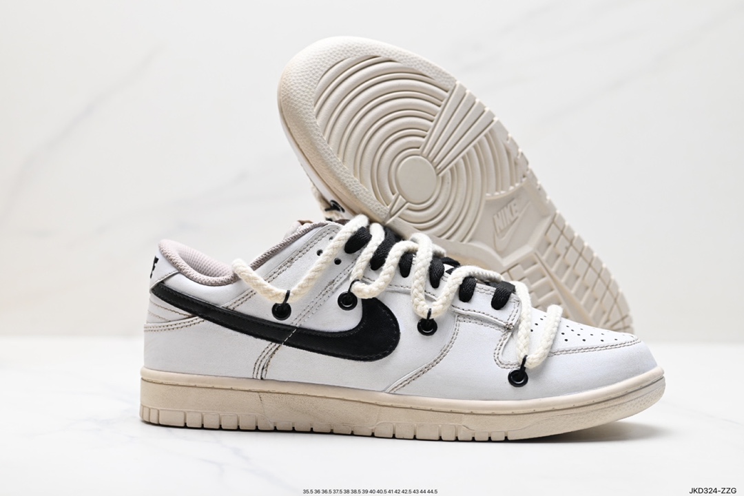 160 耐克Nike SB Dunk Low”Milk White/Pink/Smile“扣篮系列低帮休闲运动滑板板鞋  DJ6188-101