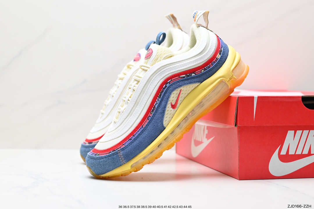 240 灰色Nike Air Max 97子弹“Grey Sail”低帮复古百搭休闲运动鞋 DZ2629-001