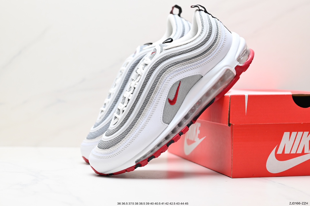 240 灰色Nike Air Max 97子弹“Grey Sail”低帮复古百搭休闲运动鞋 DZ2629-001