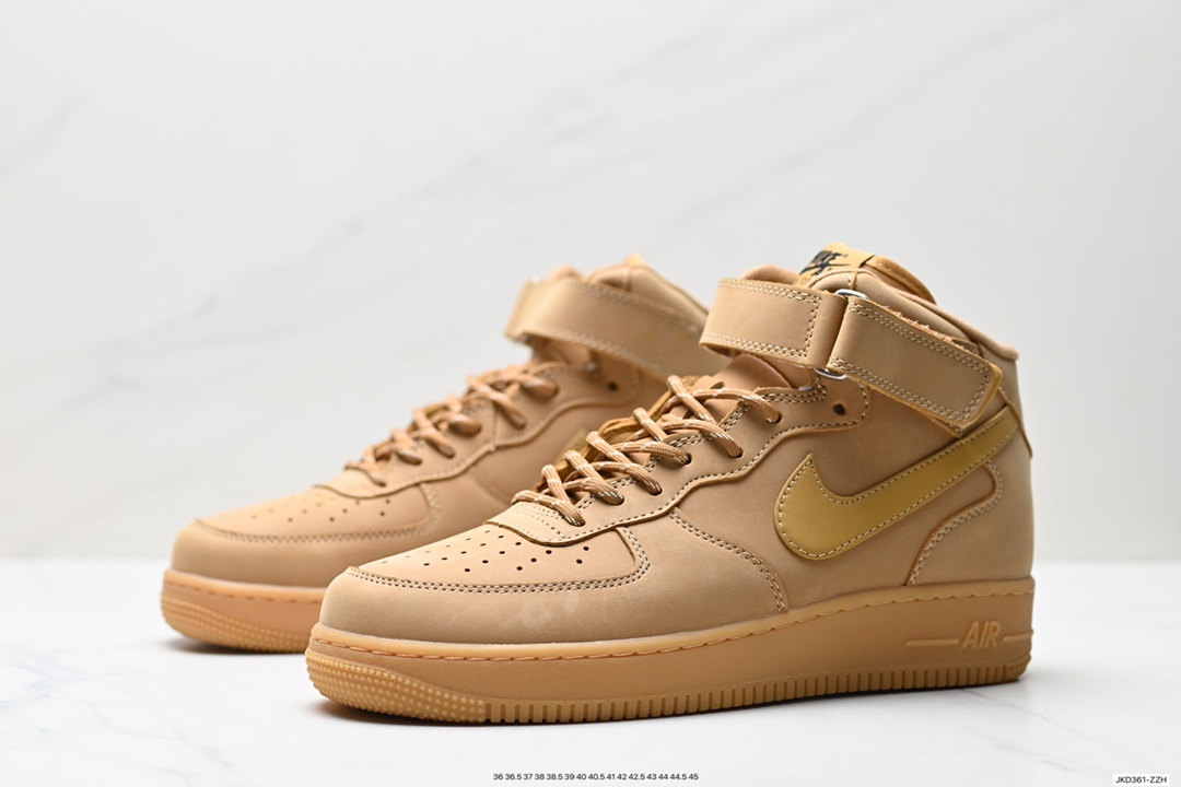 160 Air Force 1 Mid “Flax AF-1 空军一号小麦中帮 CJ9178-200