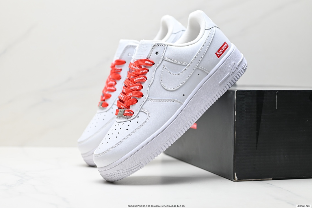 150 空军 supreme联名 Nike Air Force 1 Low 空军一号低帮运动休闲板鞋  CU9225-100