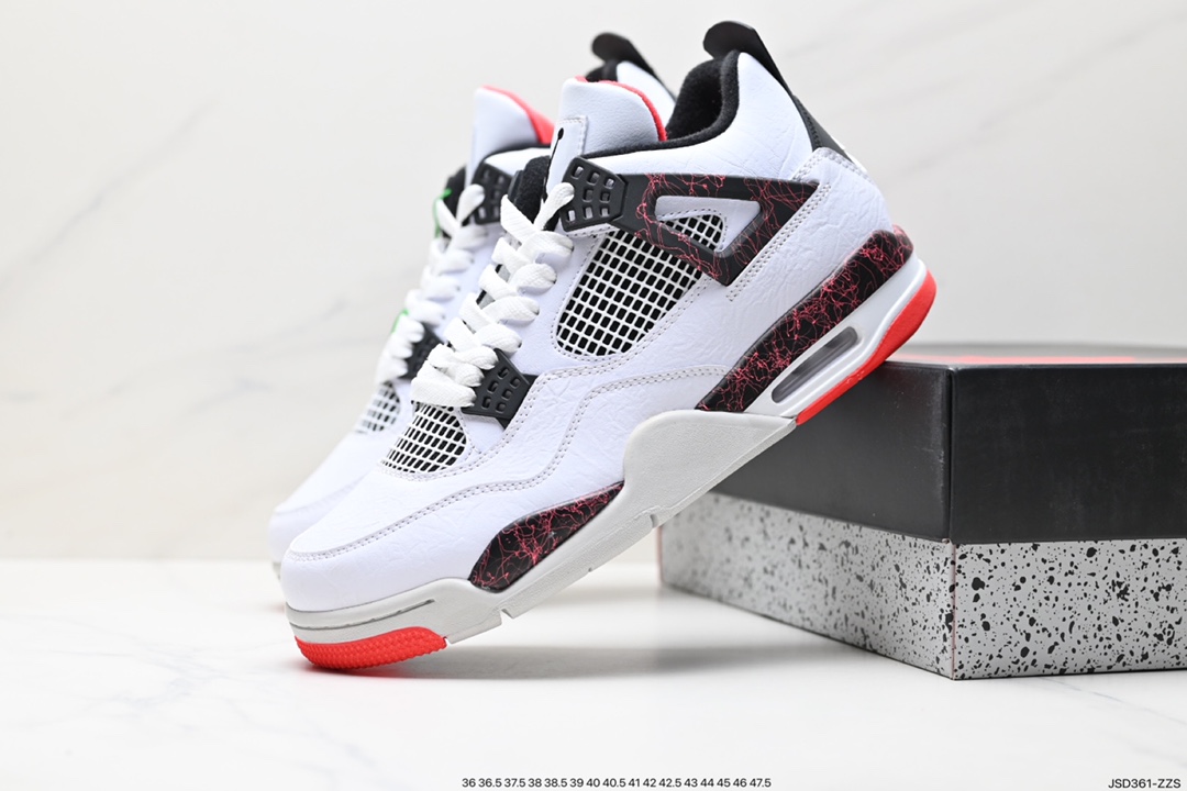 200 Nike Air Jordan 4 Retro OG”Fire Red“迈克尔·乔丹AJ4代篮球鞋 308497-116