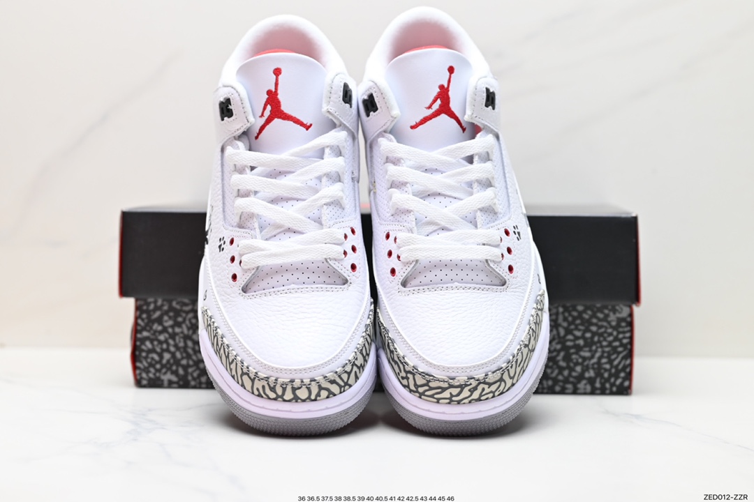 260 Air Jordan 3 Retro ”Hide and Sneak“ 白灰棕  136064-116