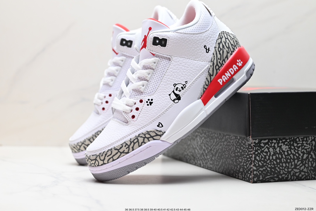 260 Air Jordan 3 Retro ”Hide and Sneak“ 白灰棕  136064-116