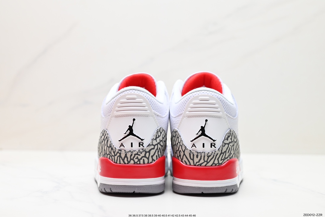 260 Air Jordan 3 Retro ”Hide and Sneak“ 白灰棕  136064-116