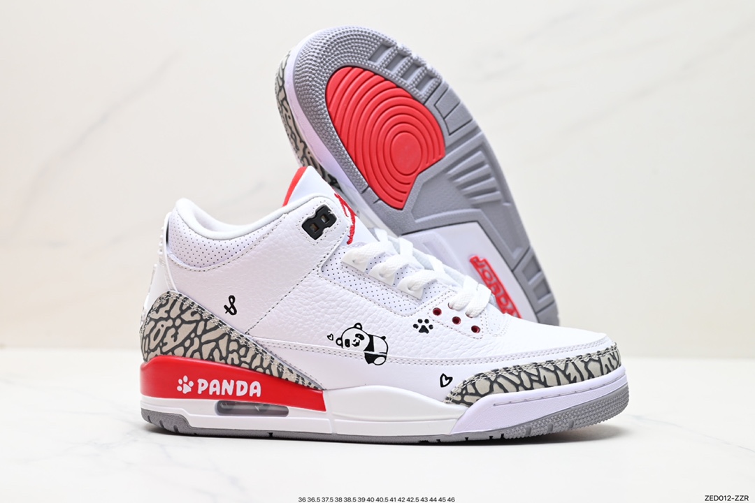 260 Air Jordan 3 Retro ”Hide and Sneak“ 白灰棕  136064-116