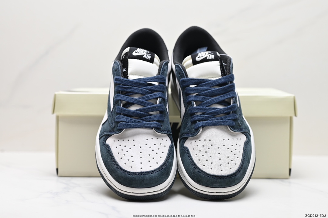 290 Travis Scott x Nike Air Jordan 1 Low OG SP”Black/Green Toe“AJ1乔丹一代篮球鞋 DM7866-819