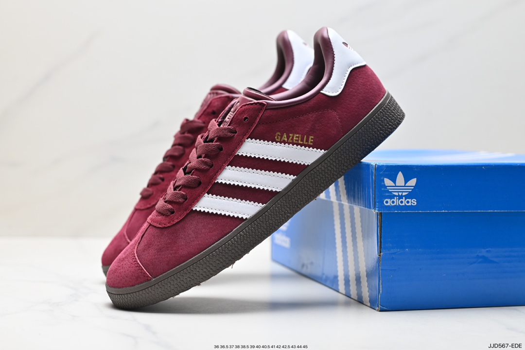 130  adlidas originals Gazelle Indoor ”棕白“ 这款阿迪达斯运动鞋 IG3507