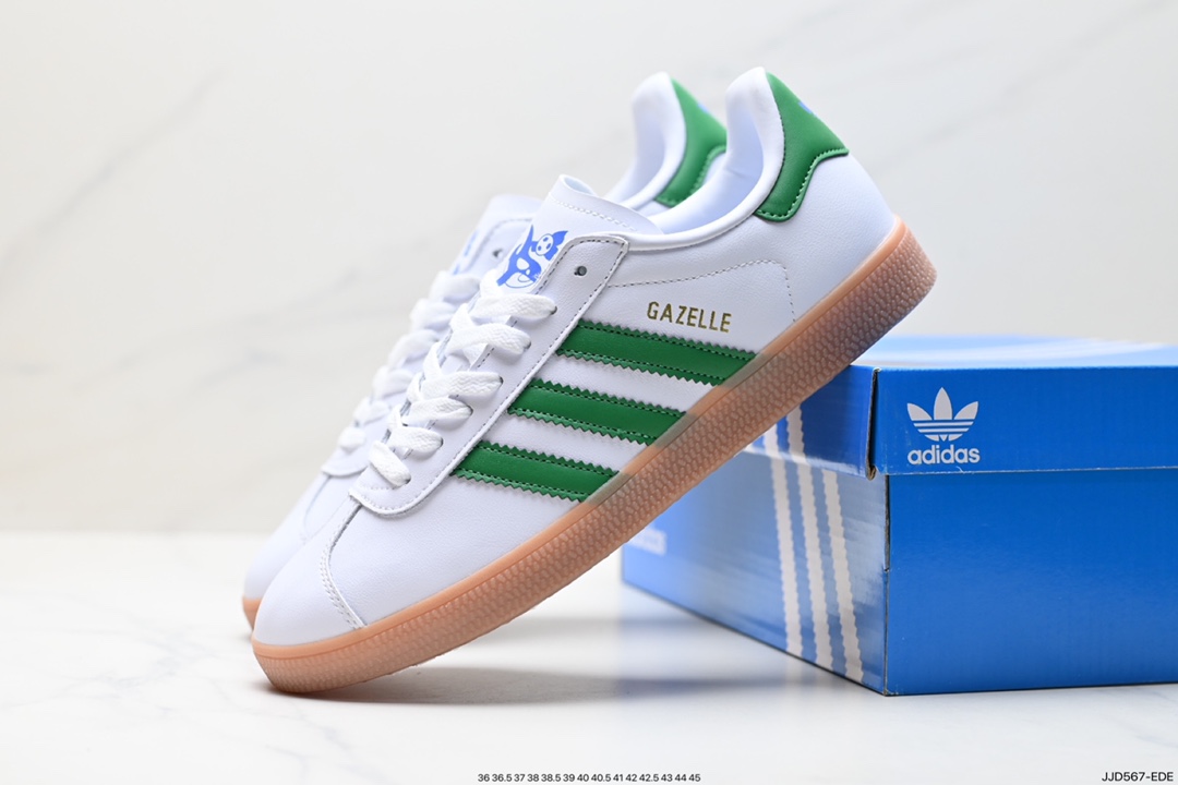 130  adlidas originals Gazelle Indoor ”棕白“ 这款阿迪达斯运动鞋 IG3507