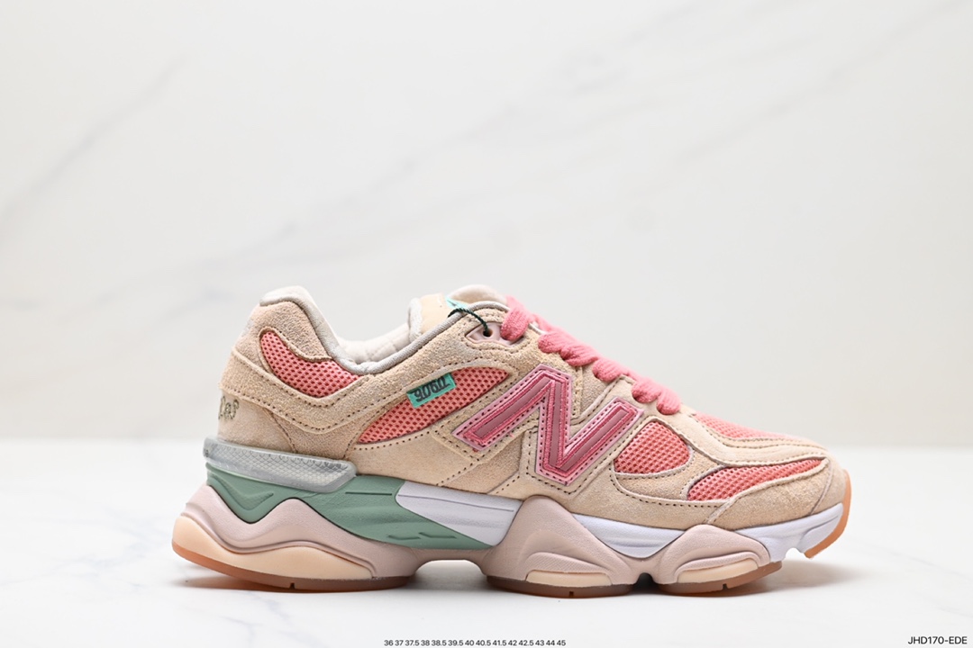 New Balance Shoes Sneakers High Quality 1:1 Replica
 Pink Splicing Chamois Frosted Summer Collection Vintage Casual