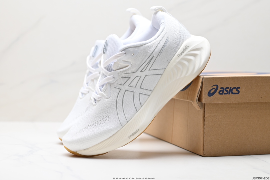 155 亚瑟士 ASICS GEL-CUMULUS 25 缓震保护跑鞋透气轻便运动鞋复古老爹鞋 1011B621-102