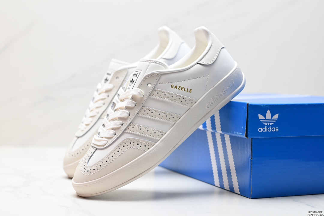 150 adlidas originals Gazelle Indoor ”棕白“ IE8407