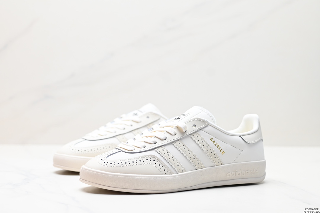 150 adlidas originals Gazelle Indoor ”棕白“ IE8407