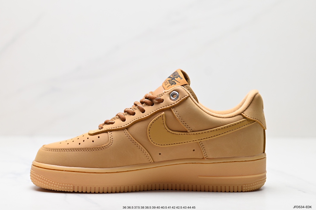 170 Nike Air Force1 Low AF1 经典款小麦色空军一号低帮休闲板鞋 CJ9179-200