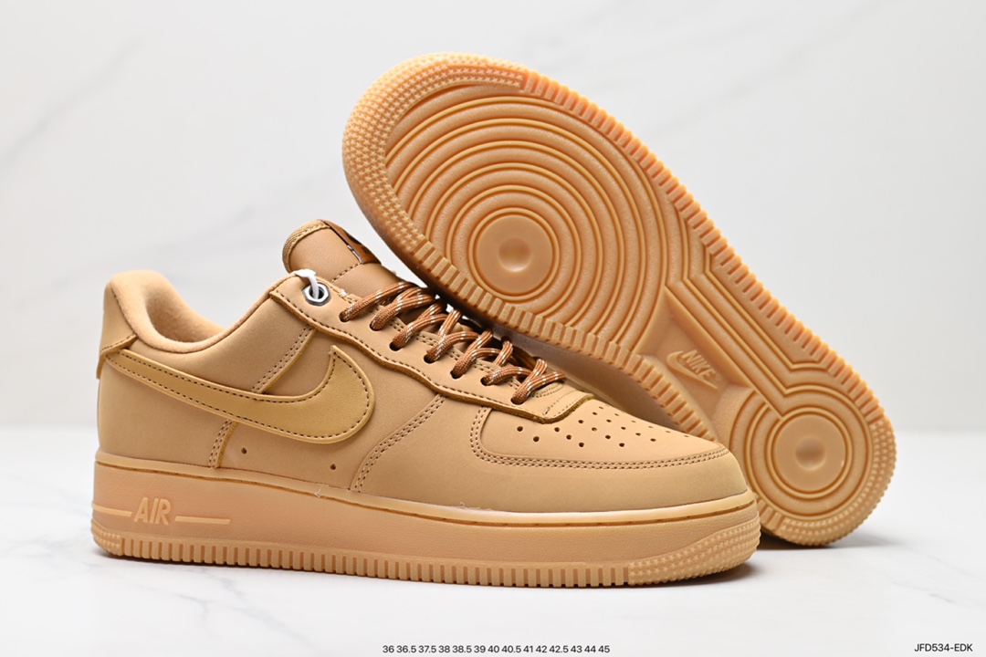 170 Nike Air Force1 Low AF1 经典款小麦色空军一号低帮休闲板鞋 CJ9179-200