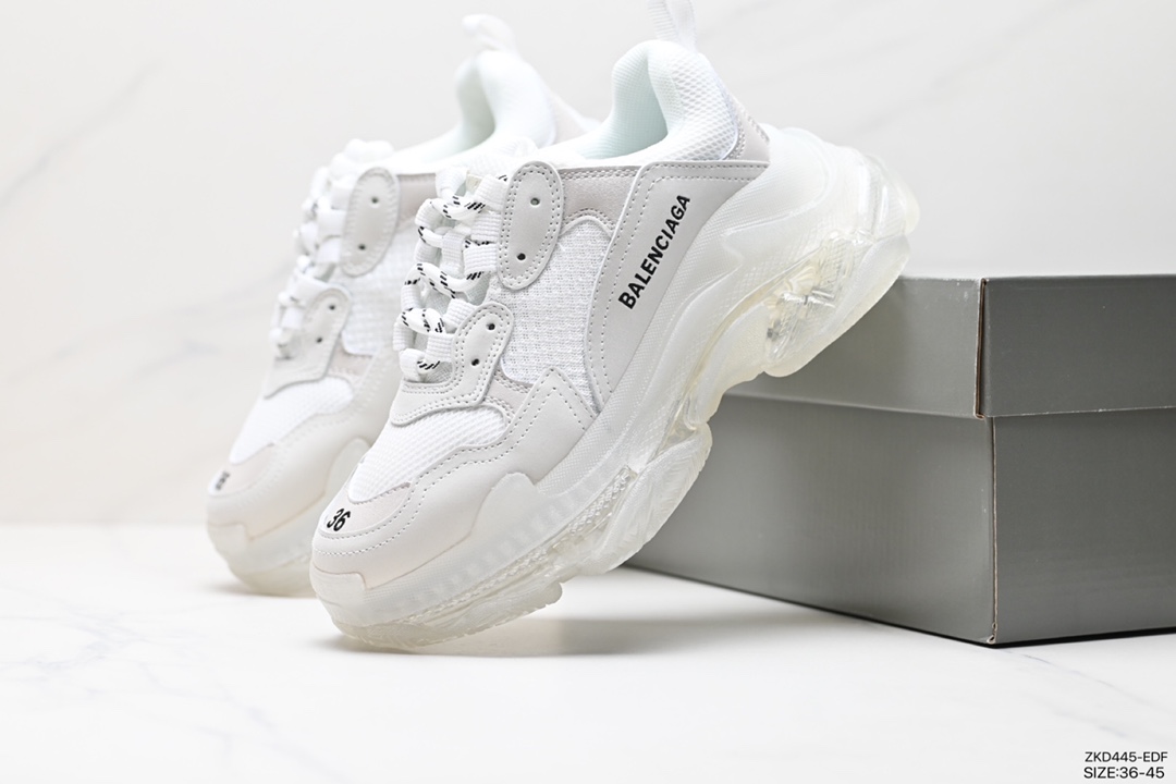 270 BALENCIAGA  Triple S 巴黎世家/Balenciaga 三代做旧厚底老爹鞋 541624 W2GA1 3210