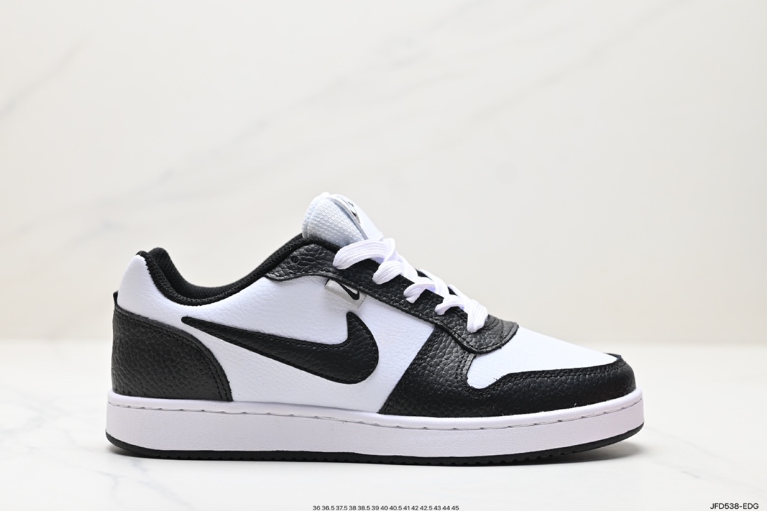 170 耐克Nike Ebernon Low PRM 黑白灰熊猫男复古低帮休闲板鞋 AQ1774-102