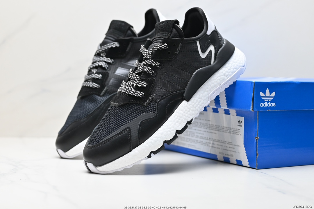 170 AD Nite Jogger 2019 Boost 三叶草 联名夜行者 BD7954 复古跑鞋