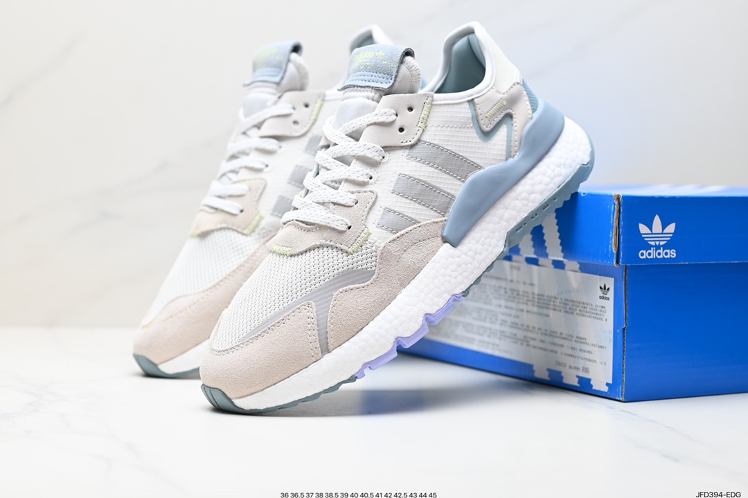 170 AD Nite Jogger 2019 Boost 三叶草 联名夜行者 BD7954 复古跑鞋