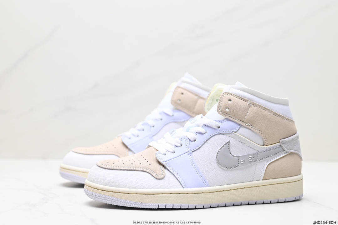 190 Air Jordan 1 Low AJ1中帮系列篮球鞋  DM9652-120