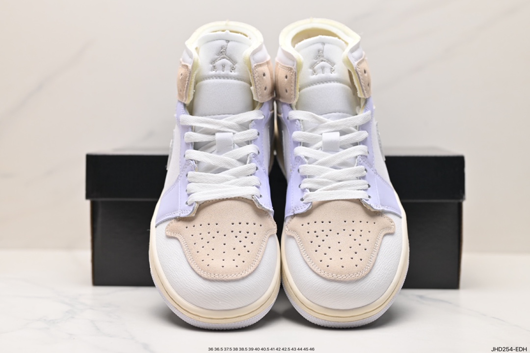 190 Air Jordan 1 Low AJ1中帮系列篮球鞋  DM9652-120