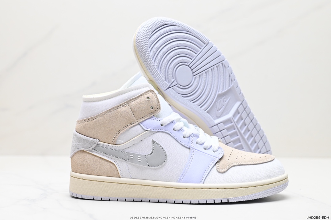 190 Air Jordan 1 Low AJ1中帮系列篮球鞋  DM9652-120