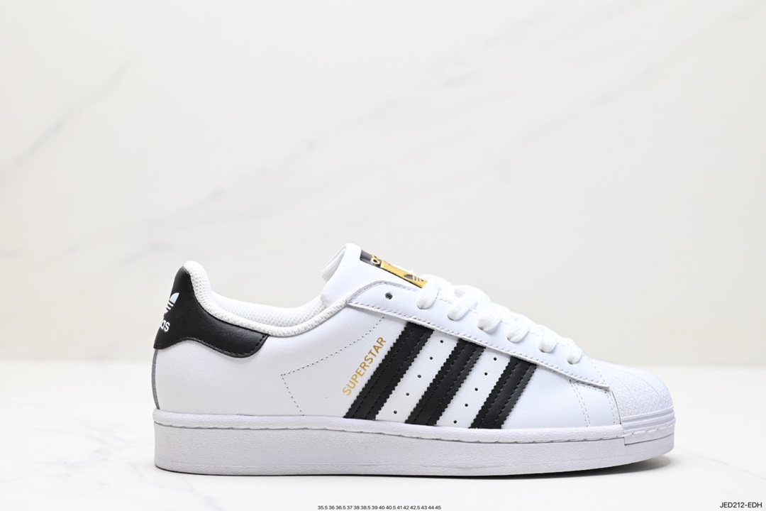 150 阿迪达斯Adidas三叶草 Originals Superstar”Sail/Green/Lace“贝壳头系列低帮 EG4958