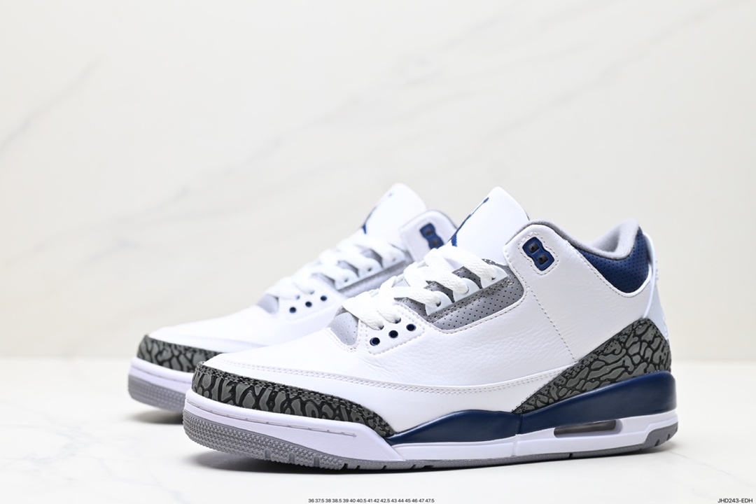 200 Air Jordan 3 Retro ”Hide and Sneak“ 白灰棕 AJ3 乔丹3代 aj3 乔3 白灰棕 CT8532-140