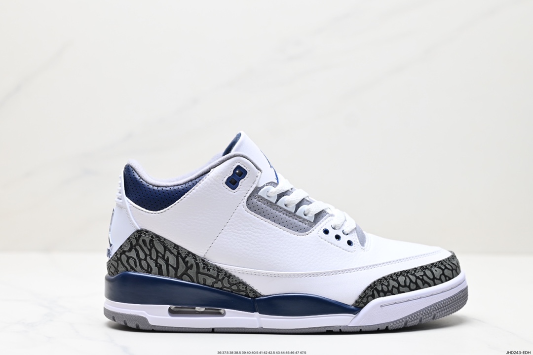 200 Air Jordan 3 Retro ”Hide and Sneak“ 白灰棕 AJ3 乔丹3代 aj3 乔3 白灰棕 CT8532-140