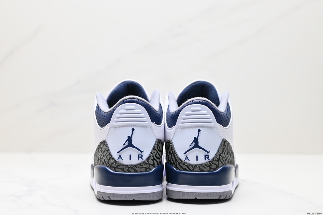 200 Air Jordan 3 Retro ”Hide and Sneak“ 白灰棕 AJ3 乔丹3代 aj3 乔3 白灰棕 CT8532-140