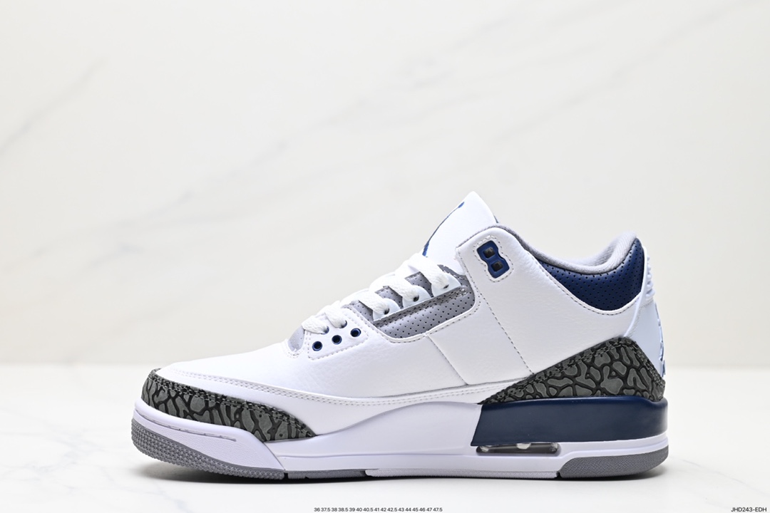 200 Air Jordan 3 Retro ”Hide and Sneak“ 白灰棕 AJ3 乔丹3代 aj3 乔3 白灰棕 CT8532-140