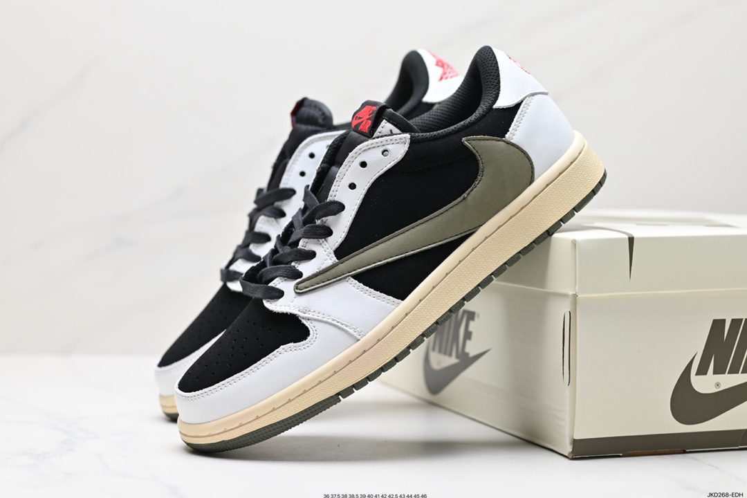 160 AJ1倒勾Travis Scott x Air Jordan 1 ” Reverse Mocha “ AJ1乔1 篮球鞋 DM7866-162