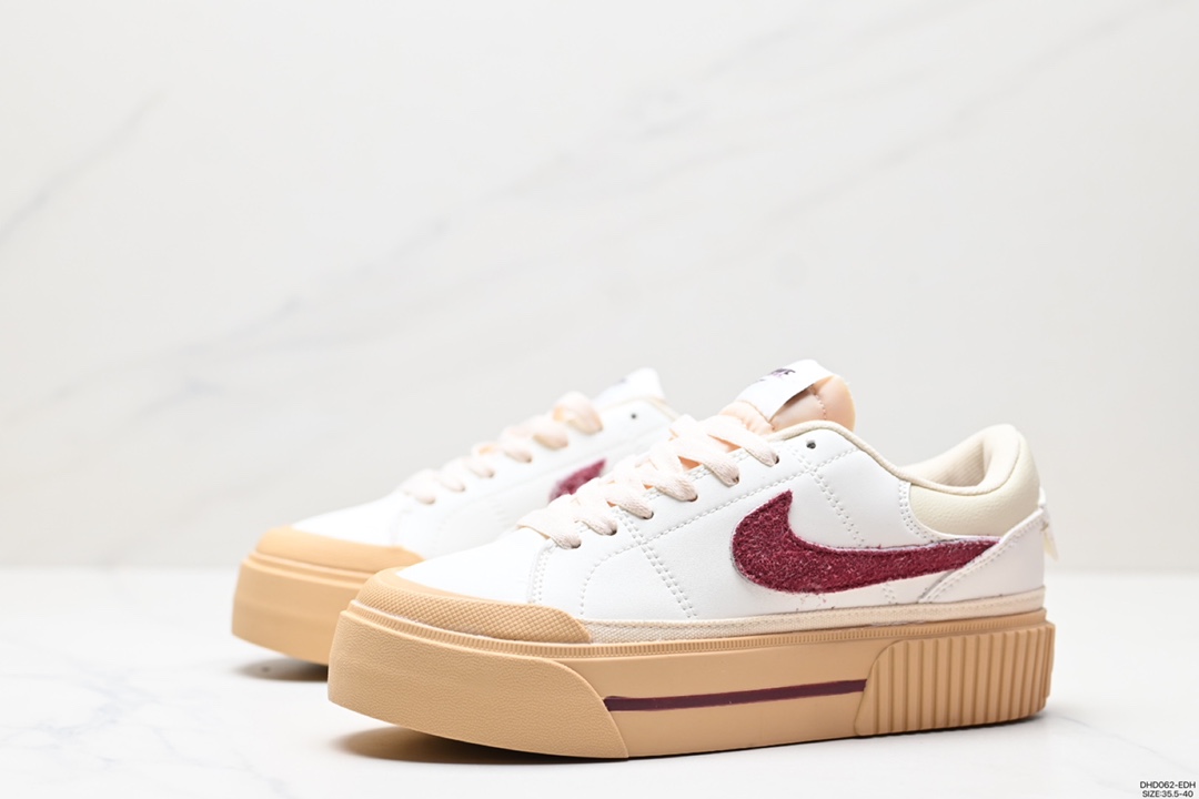 90 耐克Nike Court Legacy 百搭单品 耐克Nike Court Legacy学院小白板鞋 DZ4766-133