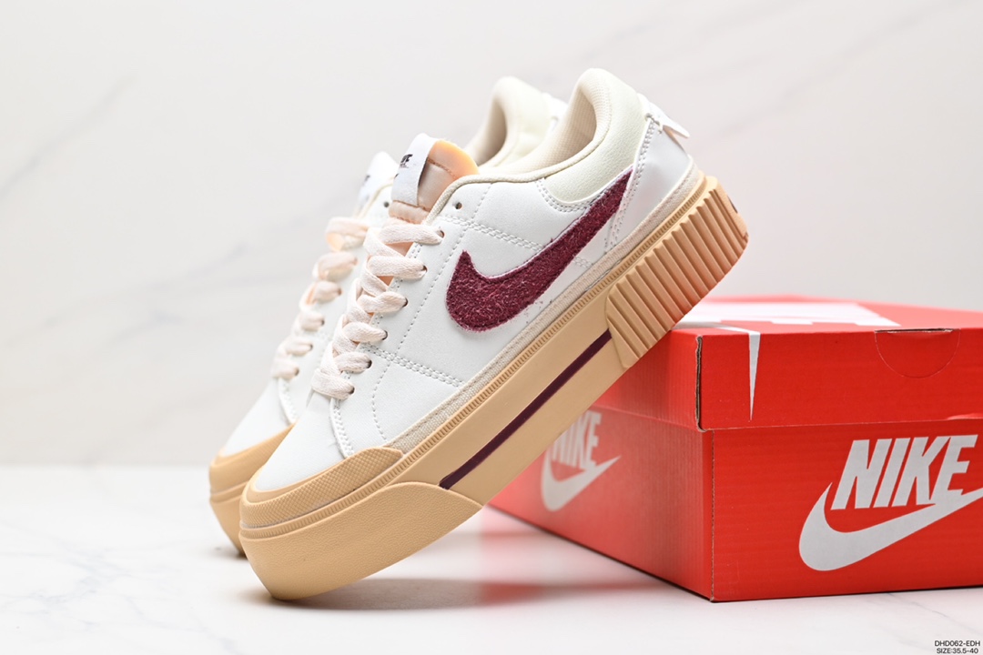 90 耐克Nike Court Legacy 百搭单品 耐克Nike Court Legacy学院小白板鞋 DZ4766-133