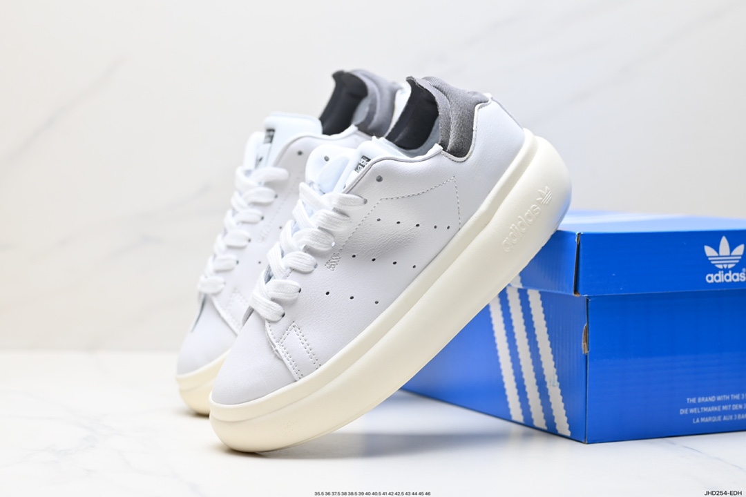 190 阿迪达斯Adidas Stan Smith Pf W 三叶草经典百搭休闲运动板鞋  ID3741