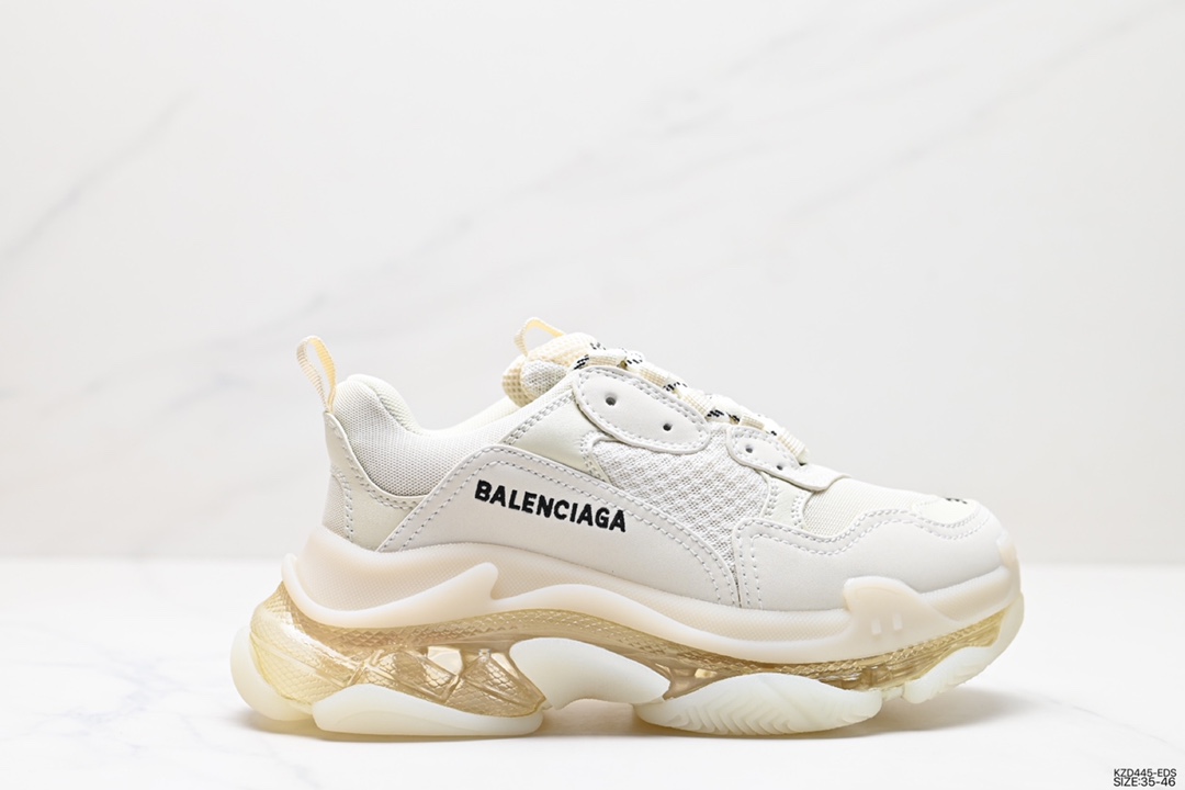 480 BALENCIAGA  Triple S 巴黎世家/Balenciaga 三代做旧厚底老爹鞋