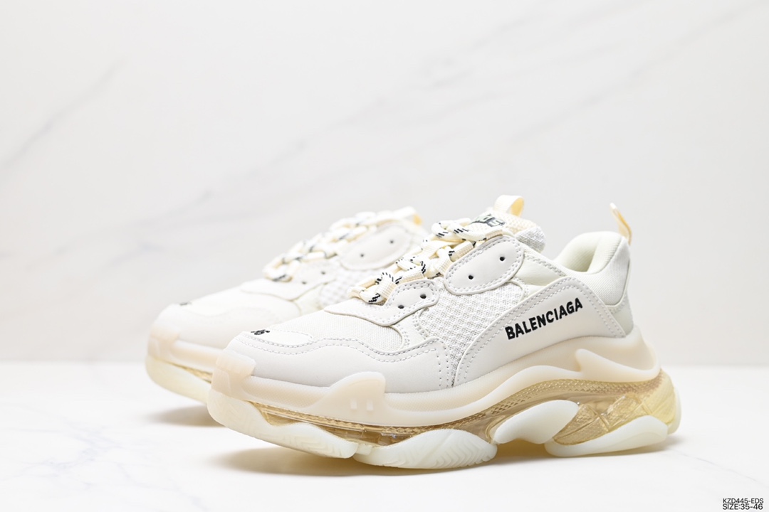 480 BALENCIAGA  Triple S 巴黎世家/Balenciaga 三代做旧厚底老爹鞋