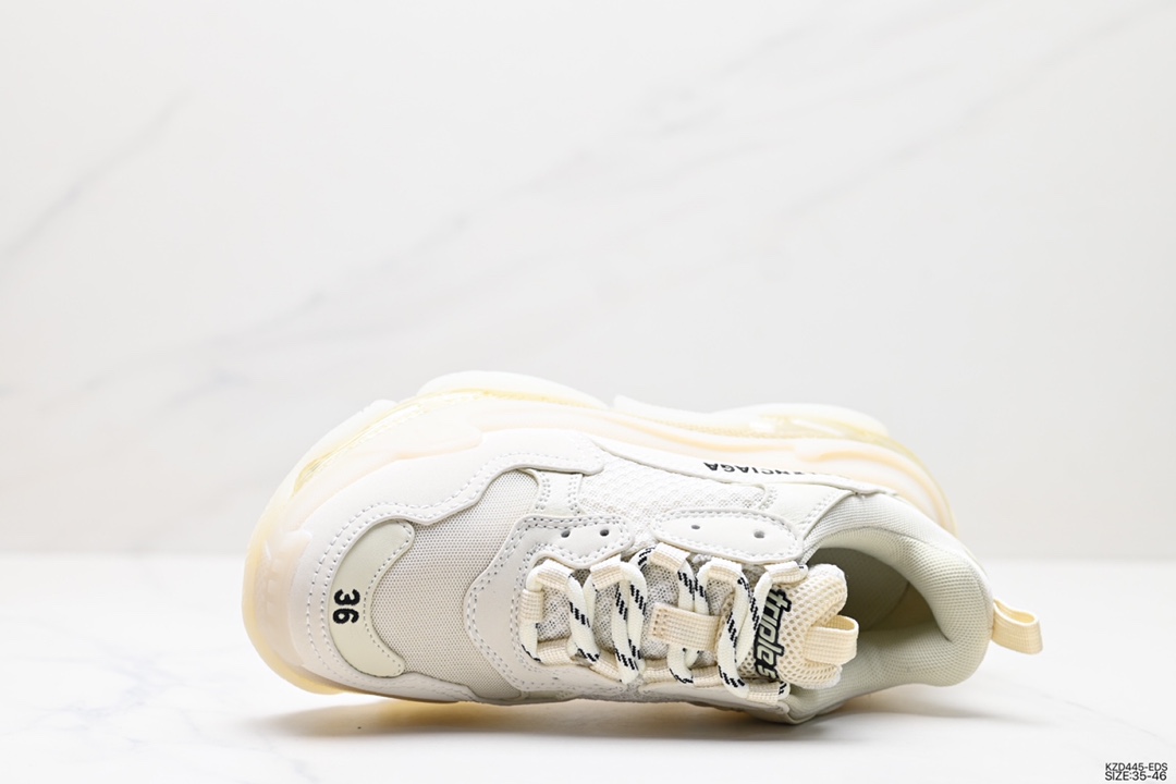 480 BALENCIAGA  Triple S 巴黎世家/Balenciaga 三代做旧厚底老爹鞋