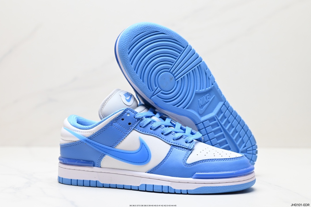 190 耐克Nike SB Dunk Low Twist”Panda“扣篮板鞋“黑白熊猫立体钩子”DZ2794-002