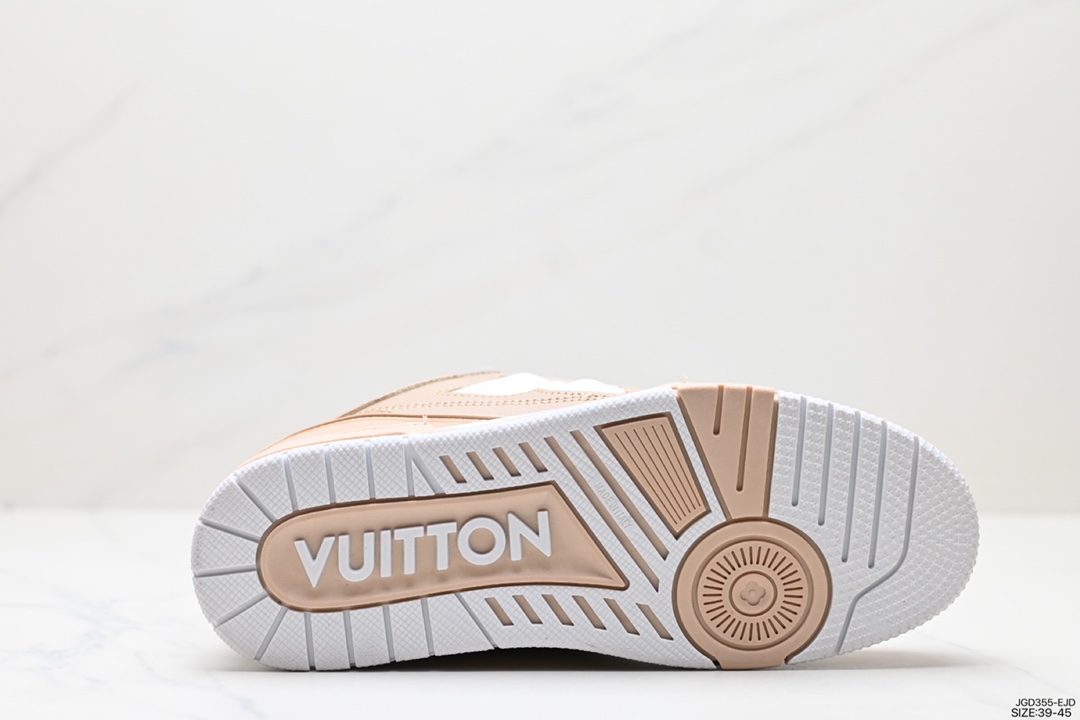 180 全新LV路易威登Louis Vuitton Trainer Sneaker Low休闲运动文化百搭板鞋