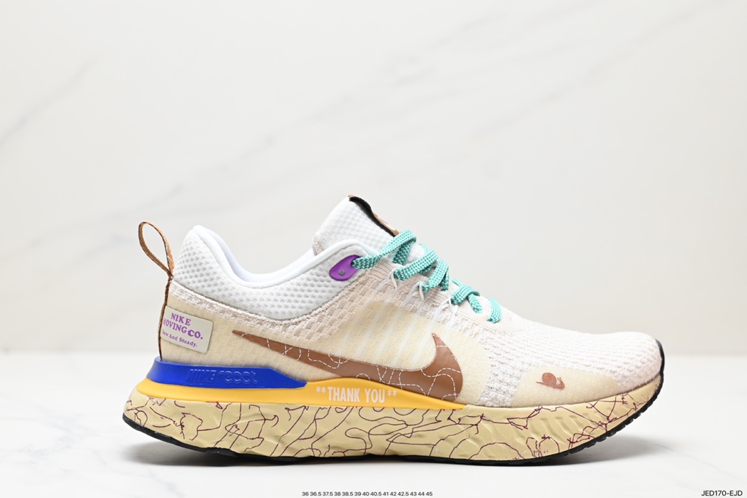 150 W NIKE Zoom React Infinity Run Fk 3 马拉松机能风格运动鞋  DZ3016-100