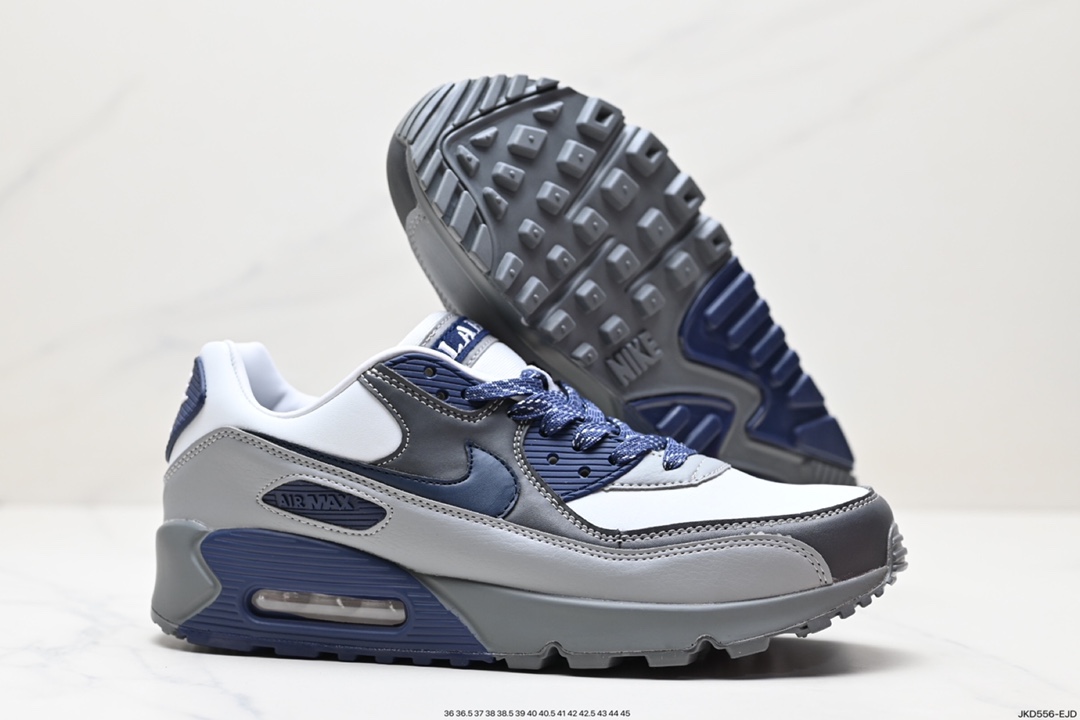 160 耐克Nike Air Max 90 经典复古小气垫缓震跑鞋 DQ8235-001