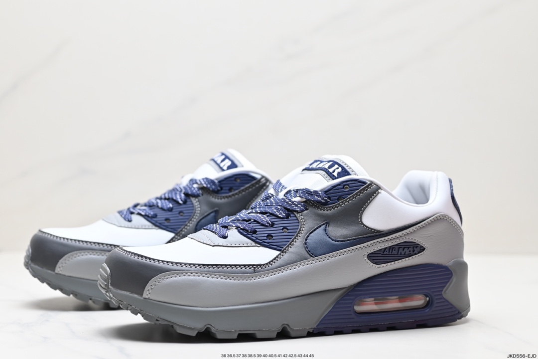 160 耐克Nike Air Max 90 经典复古小气垫缓震跑鞋 DQ8235-001